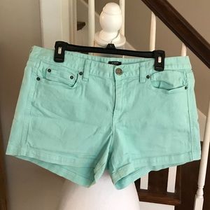 J. Crew denim shorts. Size 14.